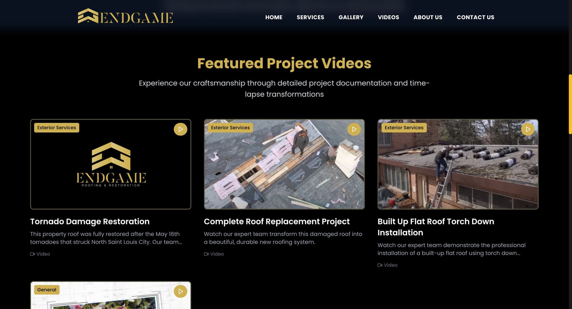 EndGame Roofing & Restoration screenshot 1