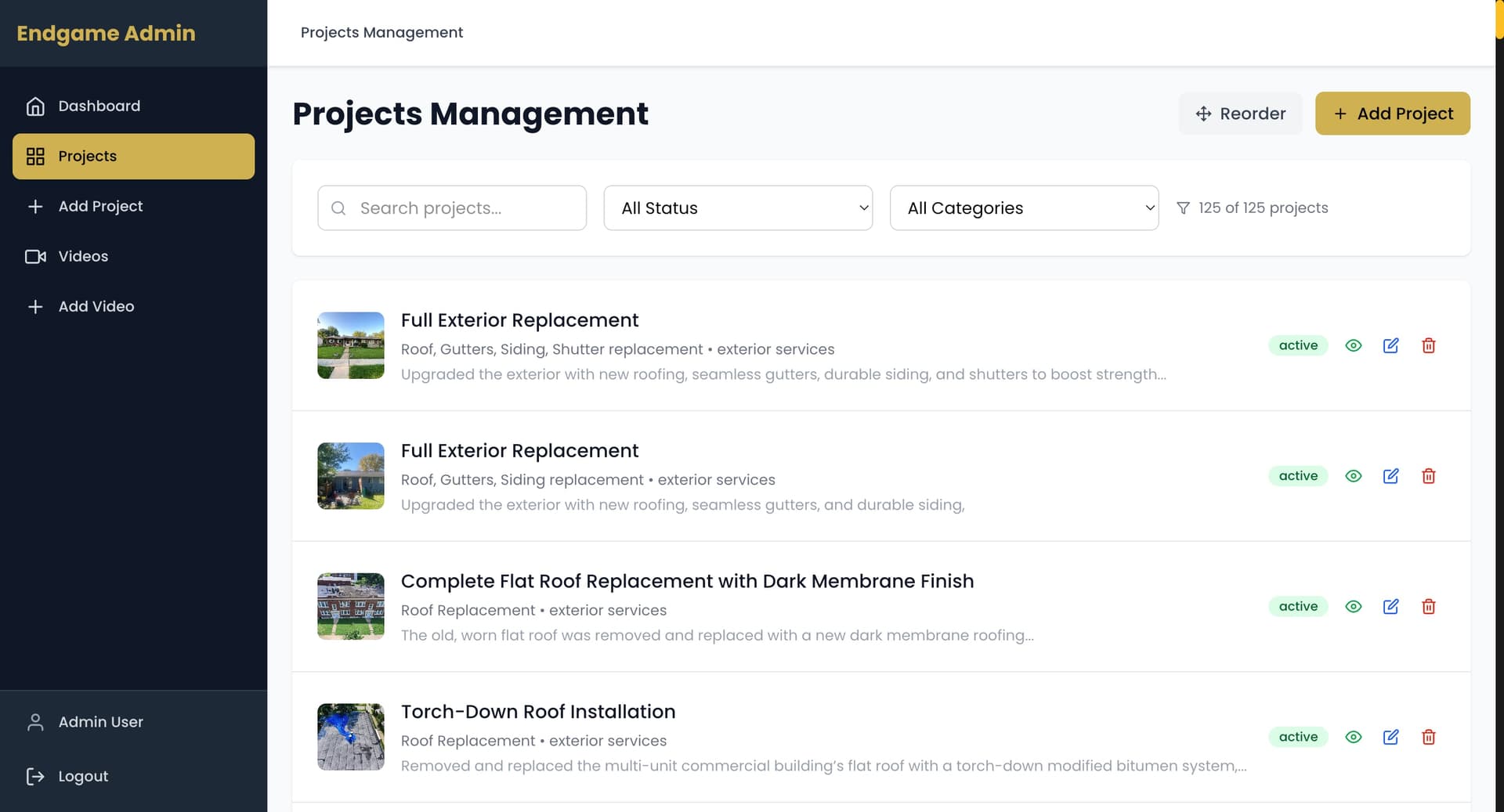 EndGame Roofing & Restoration screenshot 3