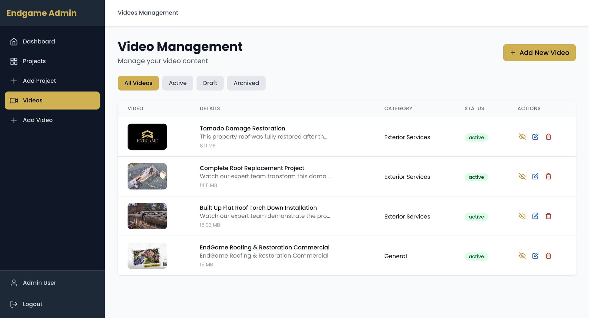 EndGame Roofing & Restoration screenshot 5