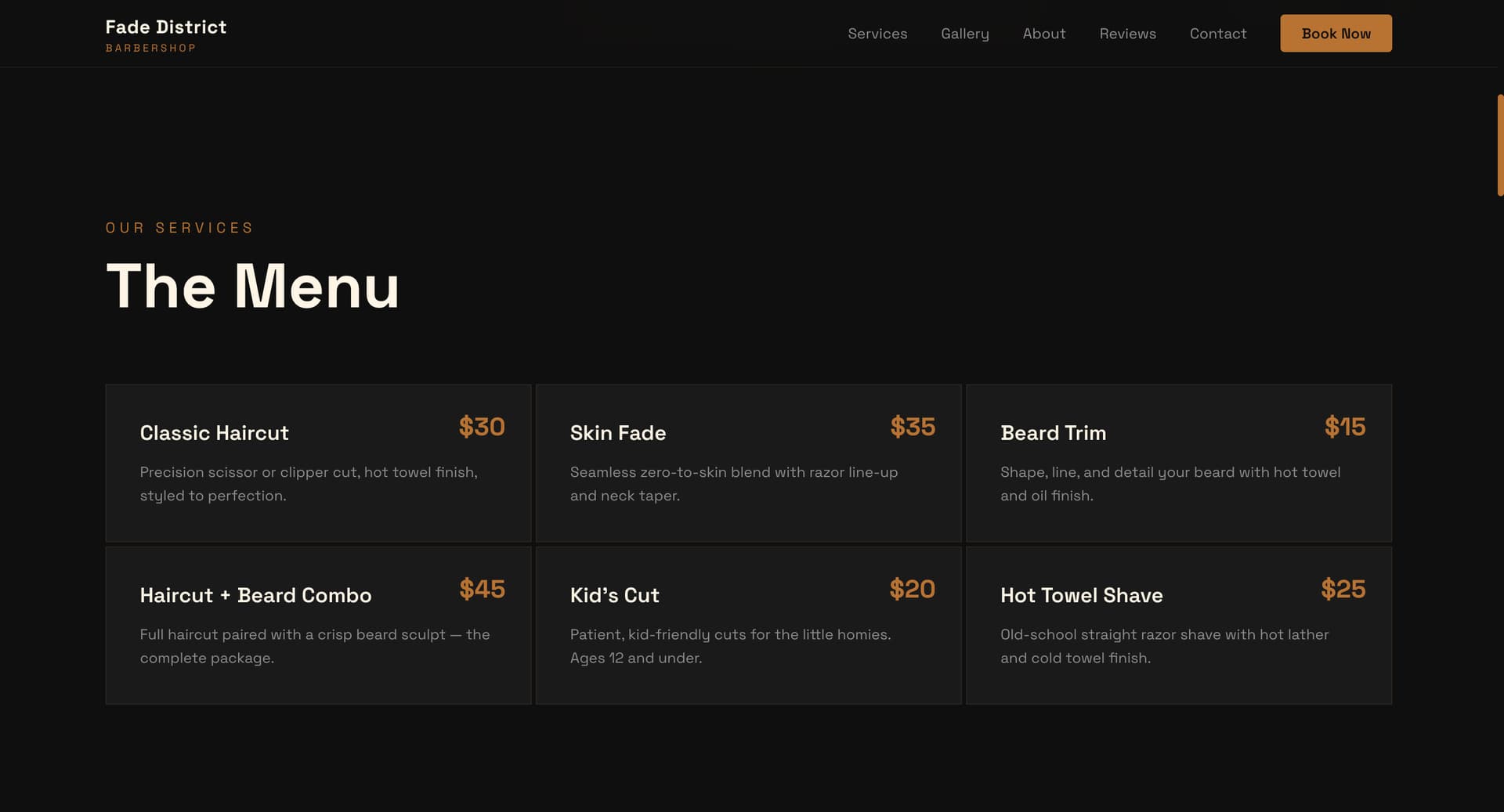 Fade District Barbershop — Houston, TX screenshot 1