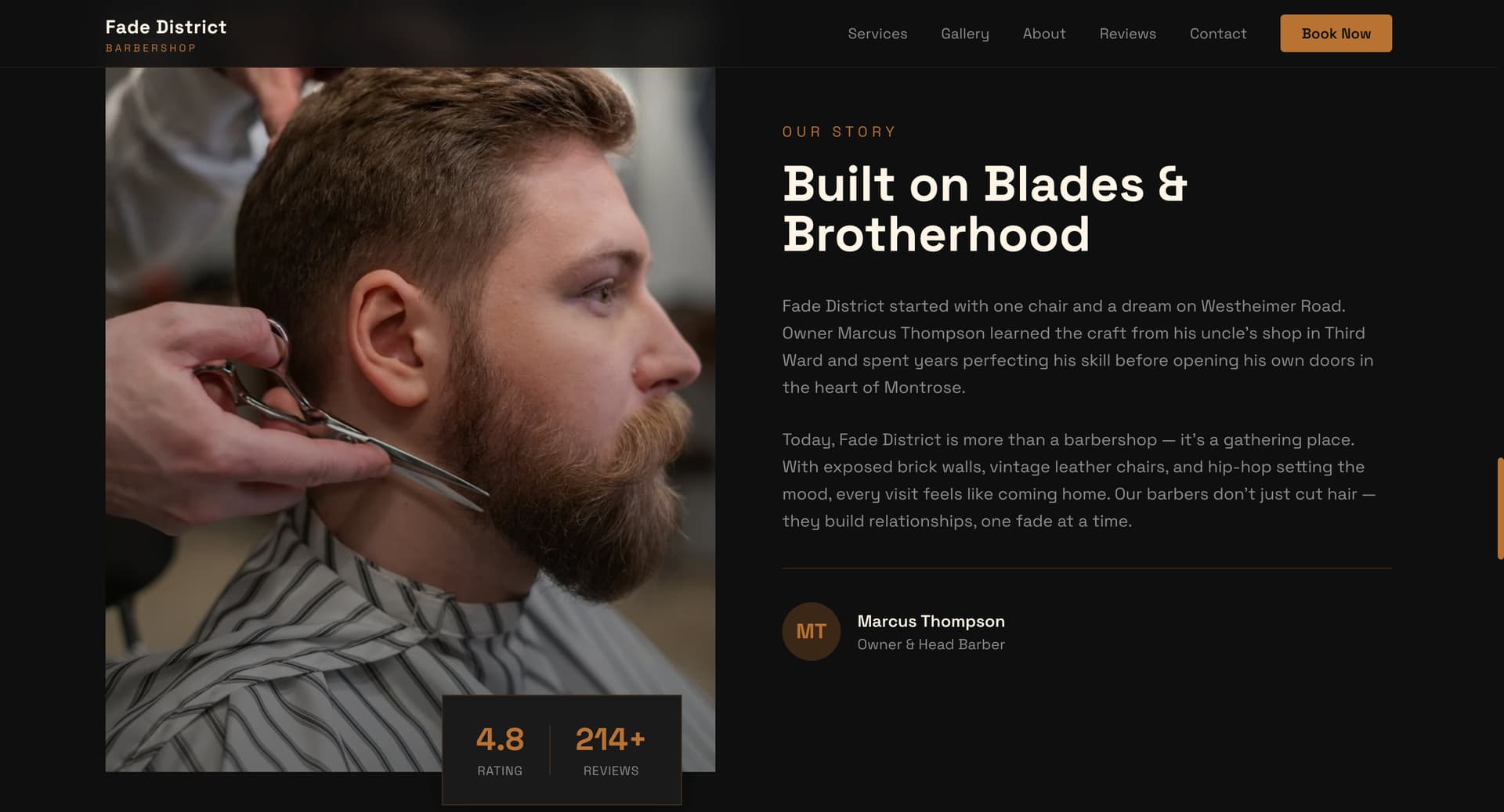 Fade District Barbershop — Houston, TX screenshot 3