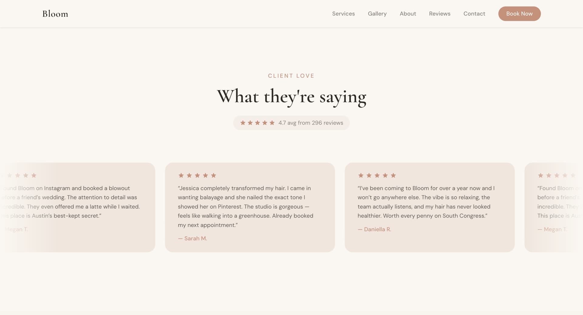 Bloom Hair Studio — Austin, TX screenshot 3