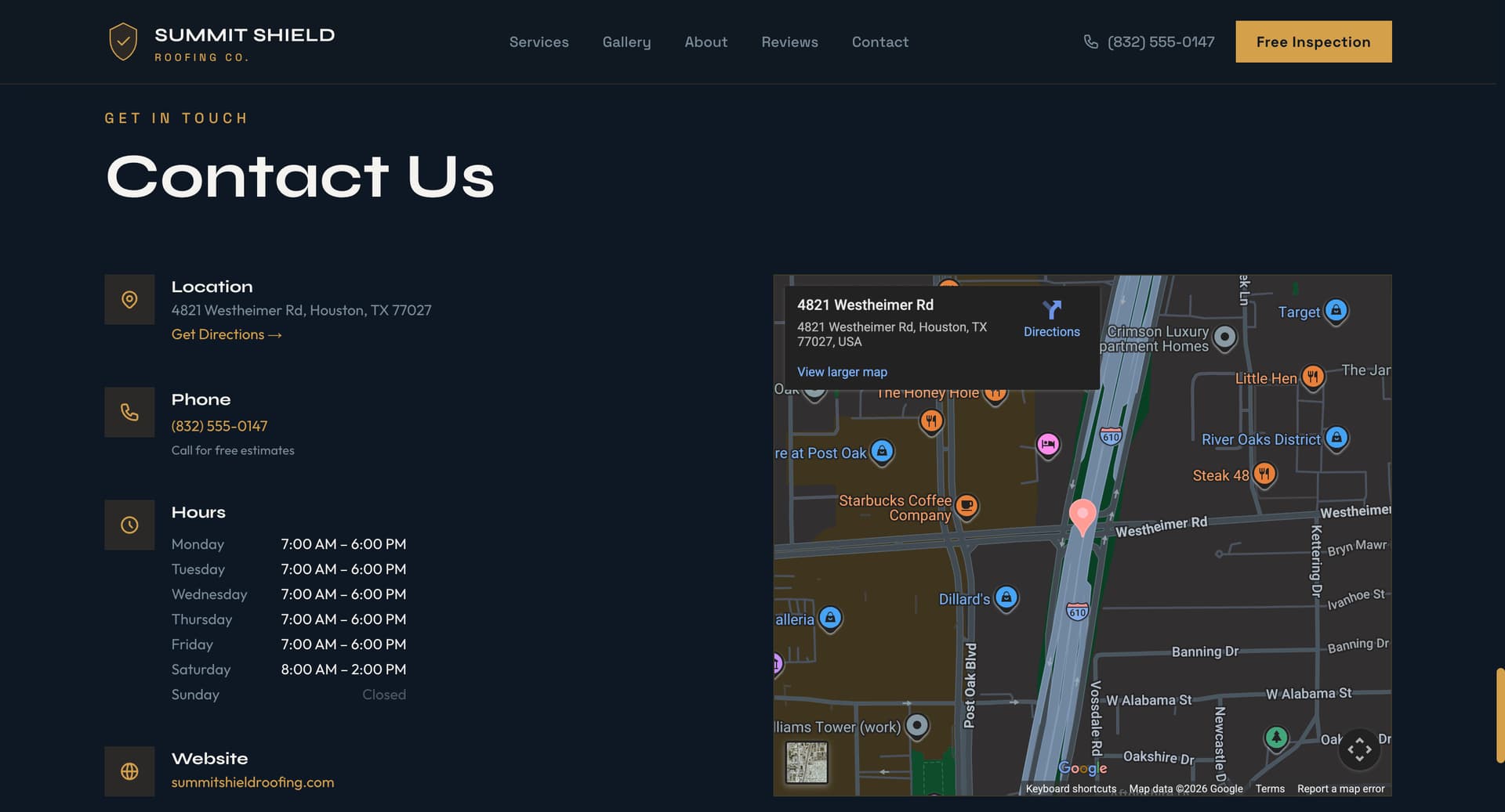 Summit Shield Roofing — Houston, TX screenshot 4