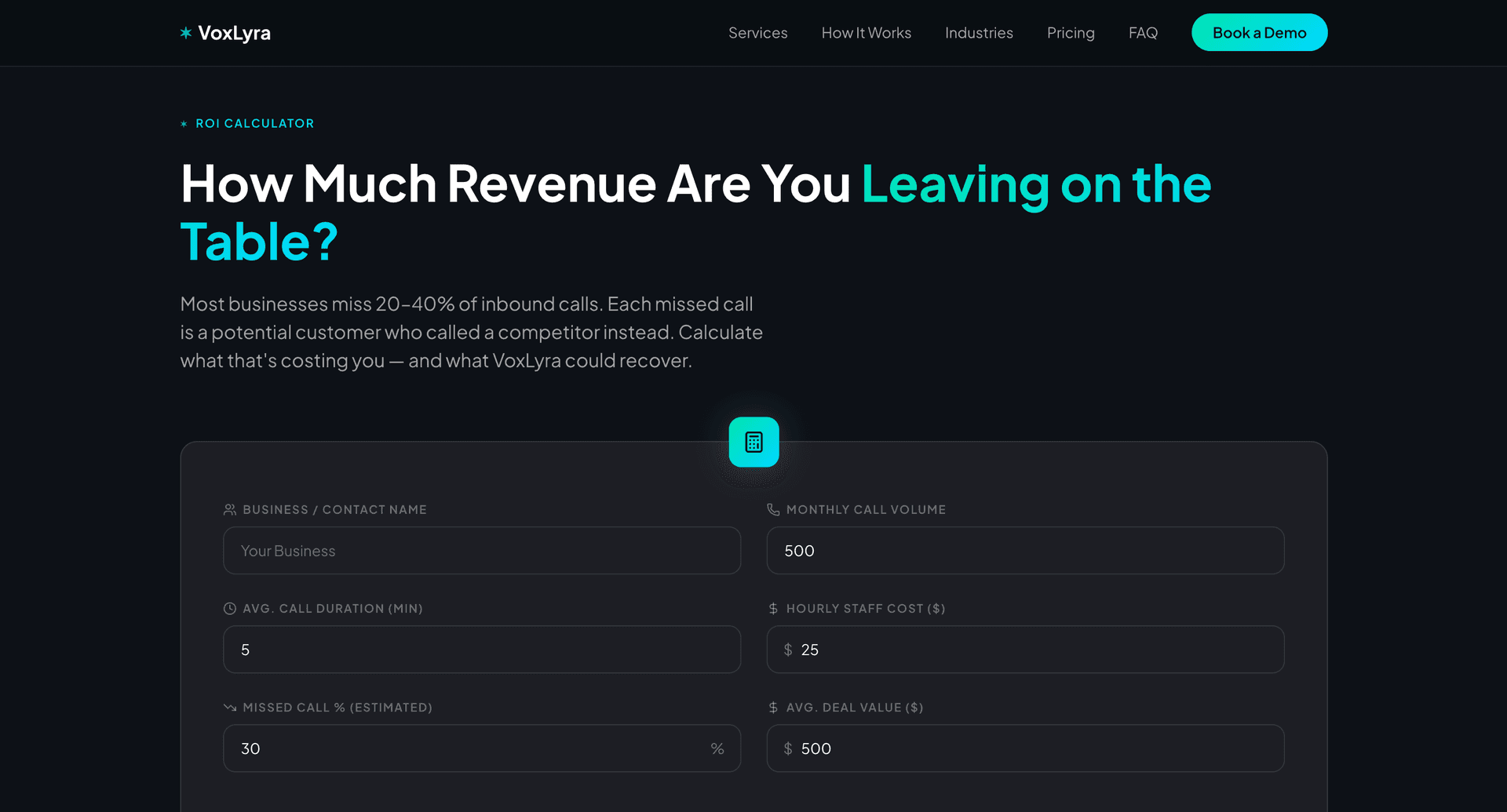 VoxLyra — AI Voice Agents screenshot 3